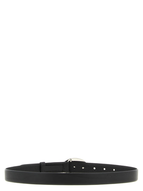 Oval buckle belt