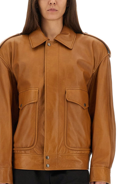 OVERSIZED LEATHER JACKET