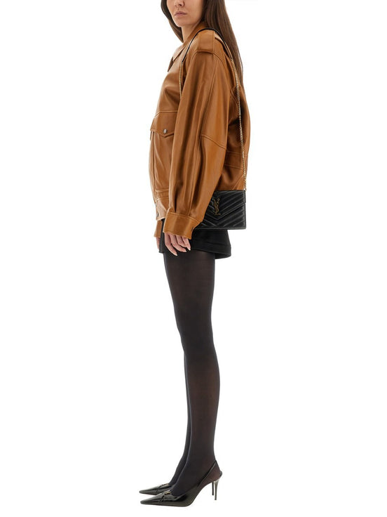 OVERSIZED LEATHER JACKET