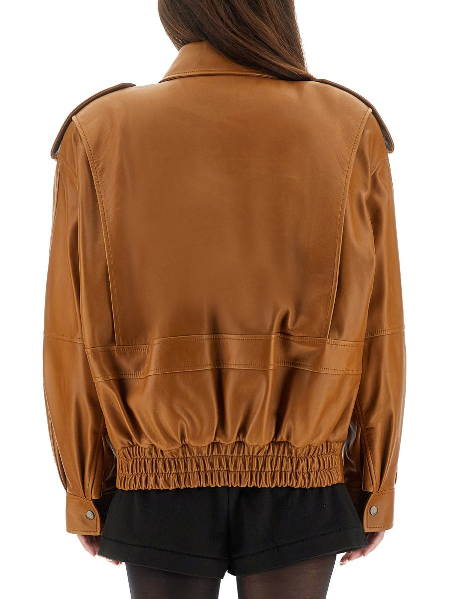 OVERSIZED LEATHER JACKET