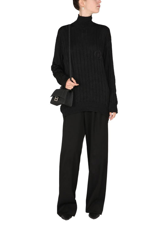 OVERSIZED TURTLENECK PULLOVER
