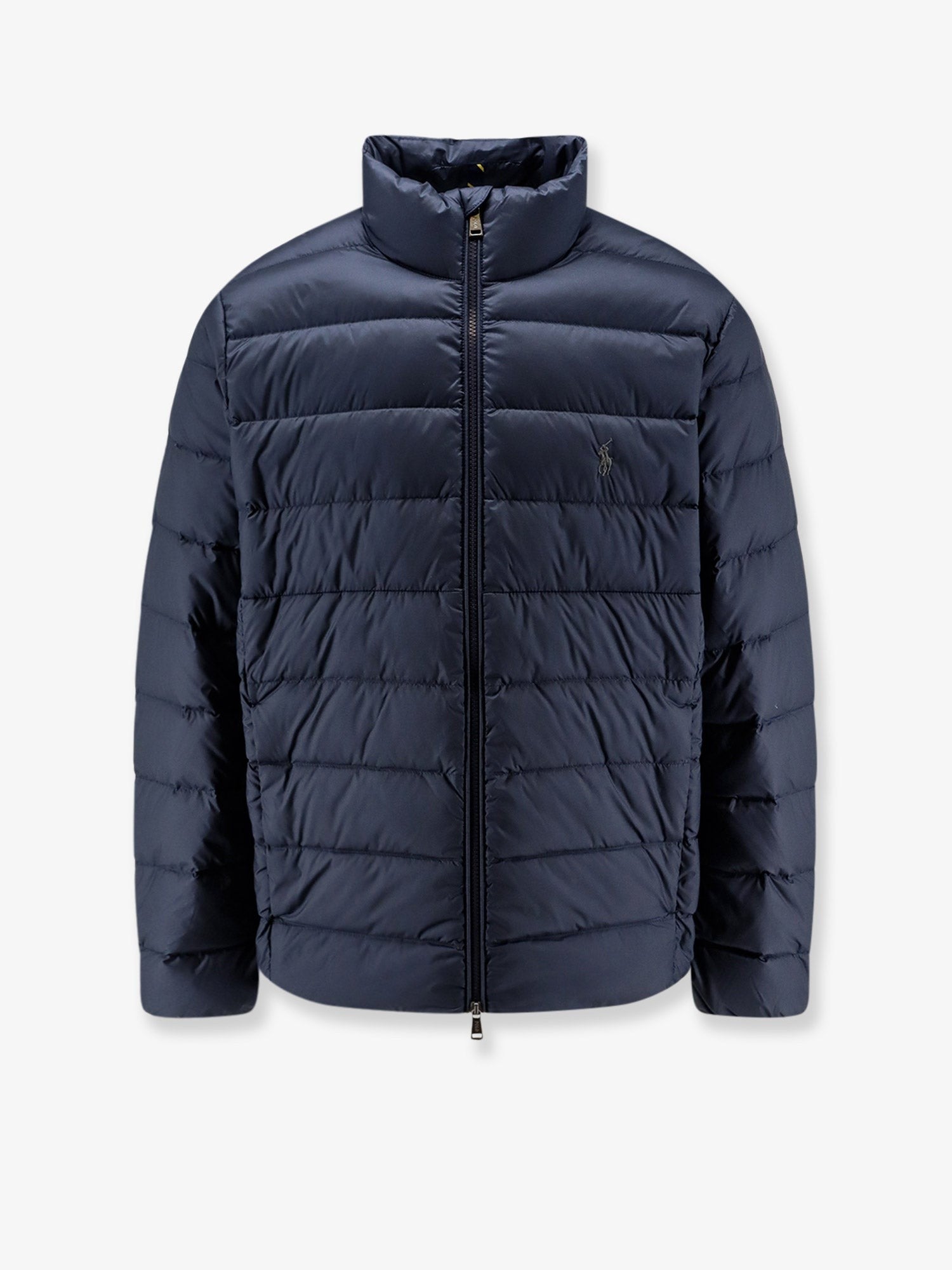 Packable recycled material down jacket