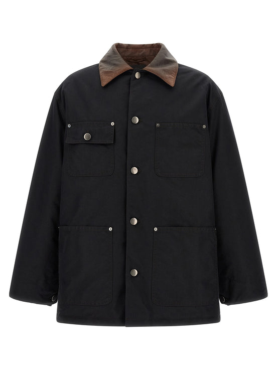 Padded canvas jacket