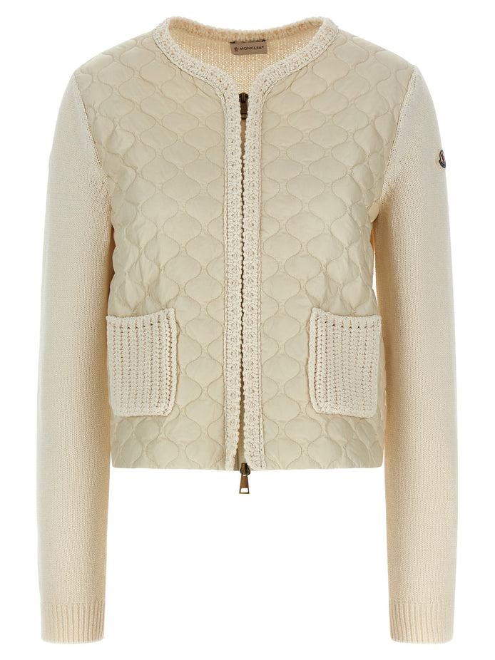 Padded cardigan