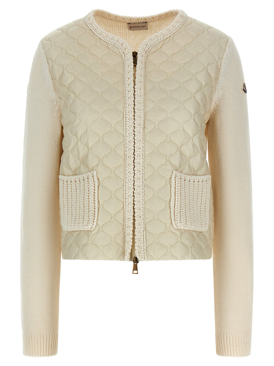 Padded cardigan