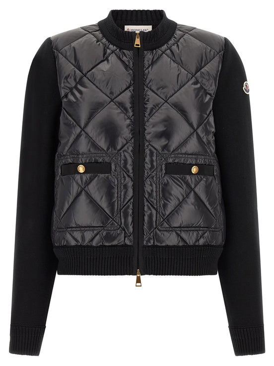 Padded cardigan