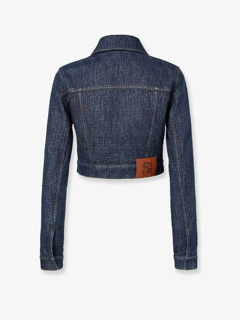 Padded denim jacket