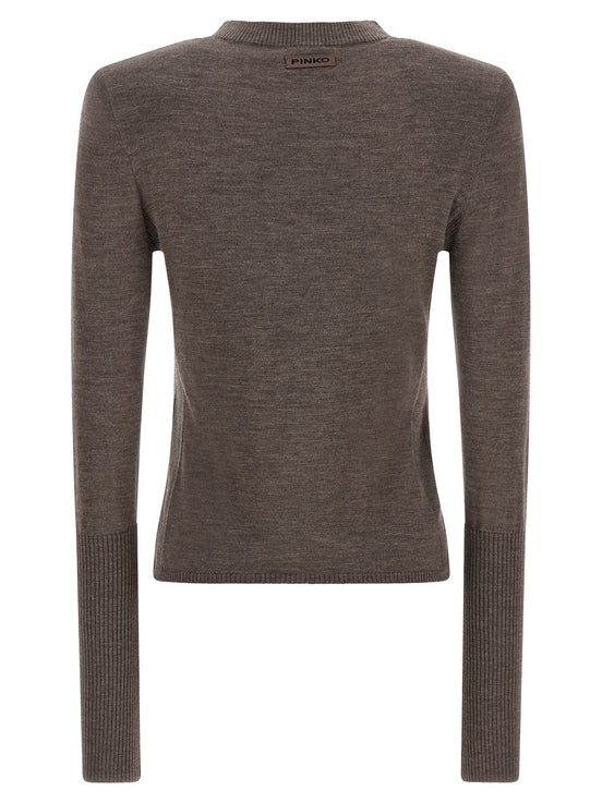 Pinko Padded shoulder sweater