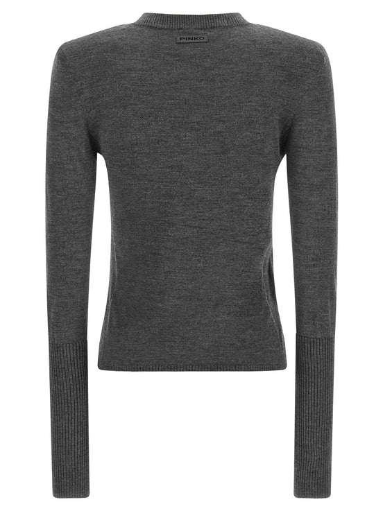 Pinko Padded shoulder sweater