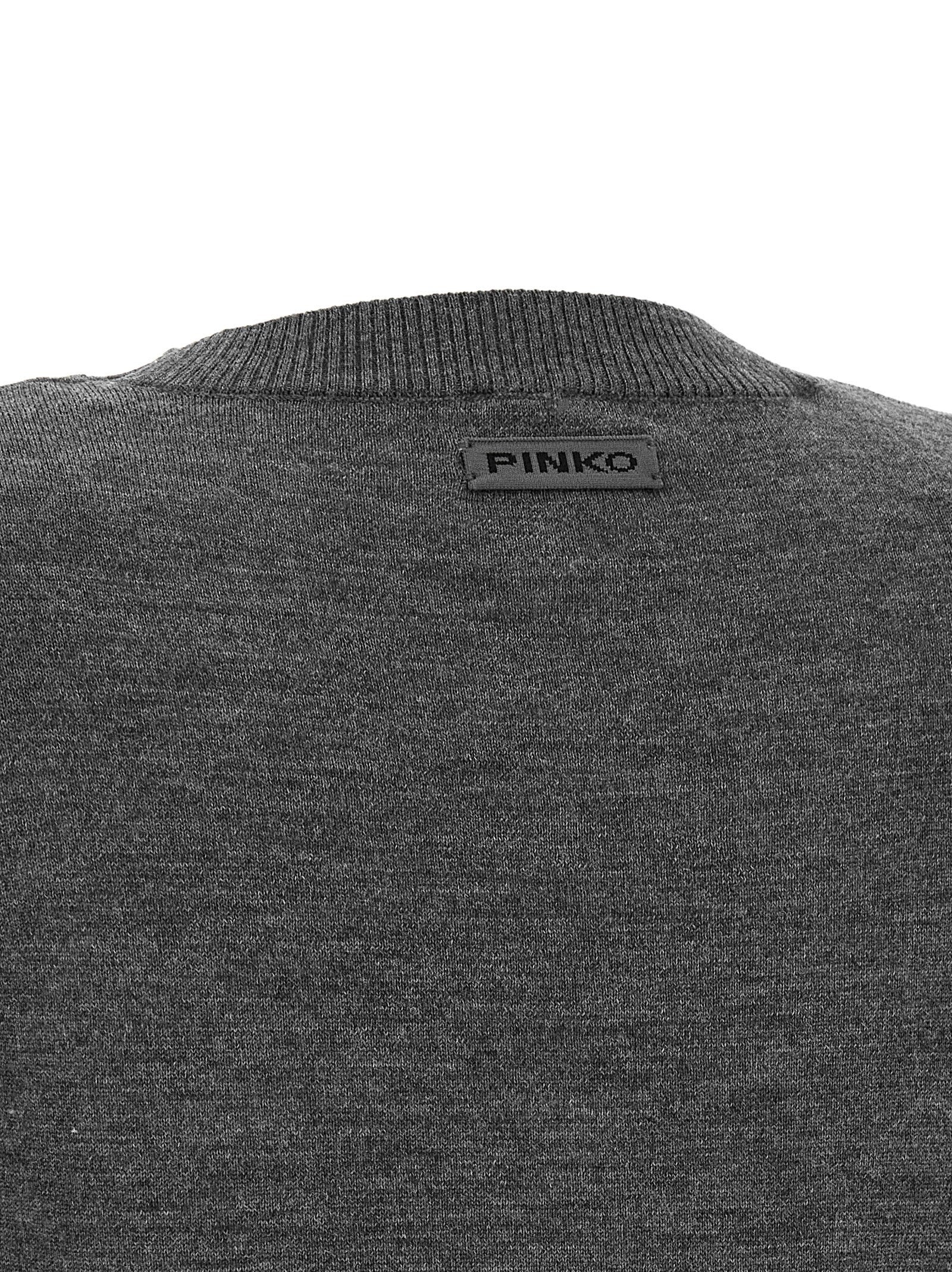 Padded shoulder sweater