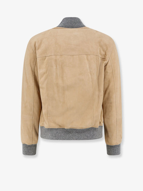 Brunello Cucinelli Padded suede jacket