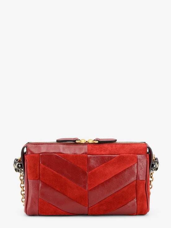 Panthea suede and leather crossbody bag