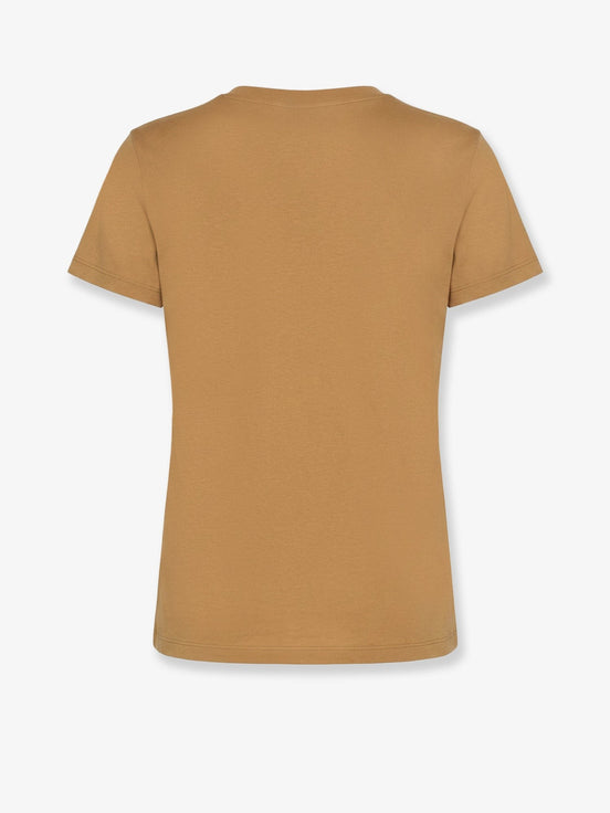 Max Mara Papaia cotton t-shirt with Monogramma