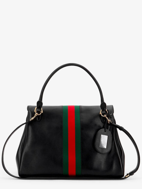Gucci Paparazzo leather handbag with iconic metal Horsebit