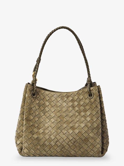 Bottega Veneta Parachute Large suede shoulder bag