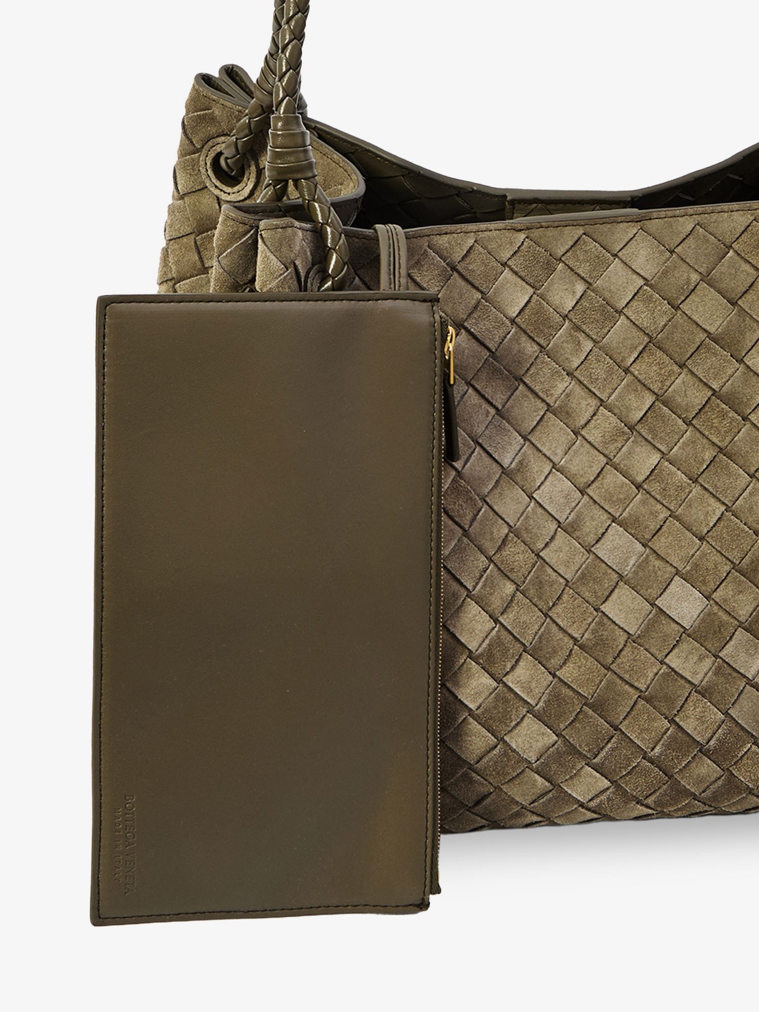 Parachute Large suede shoulder bag
