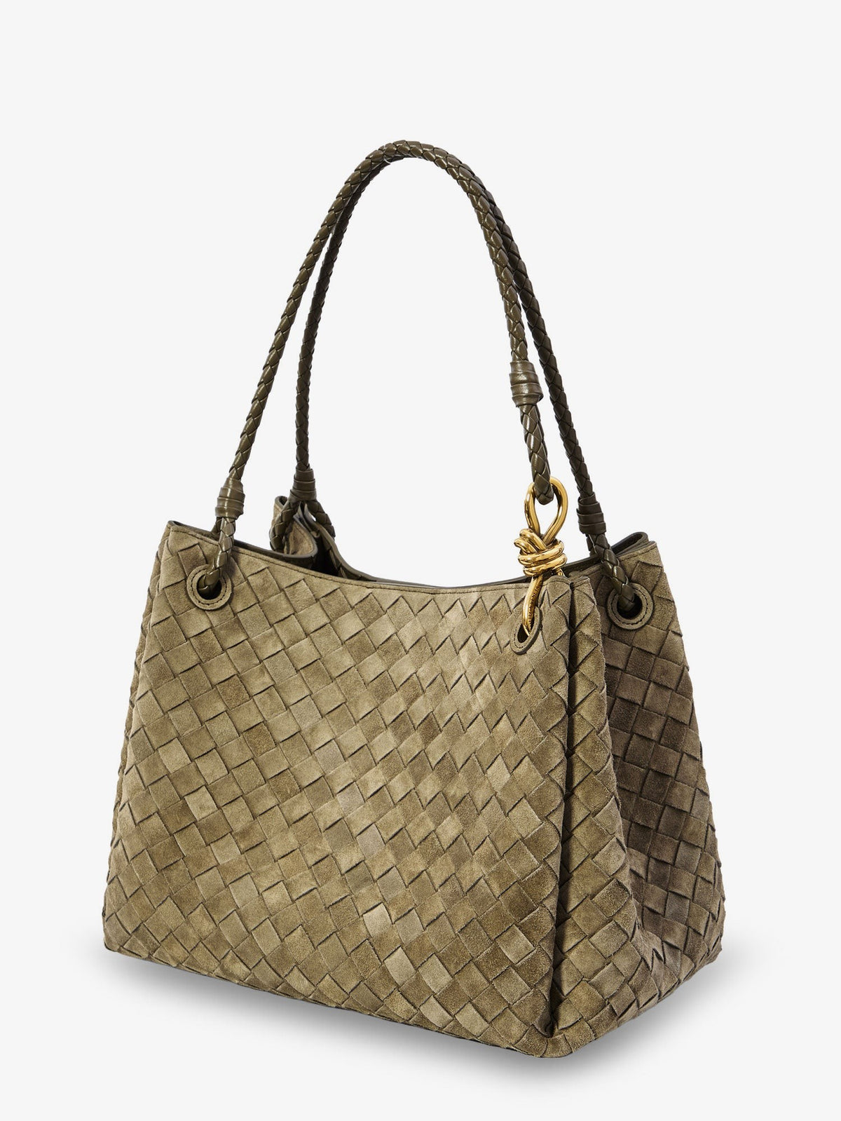 Bottega Veneta Parachute Large suede shoulder bag