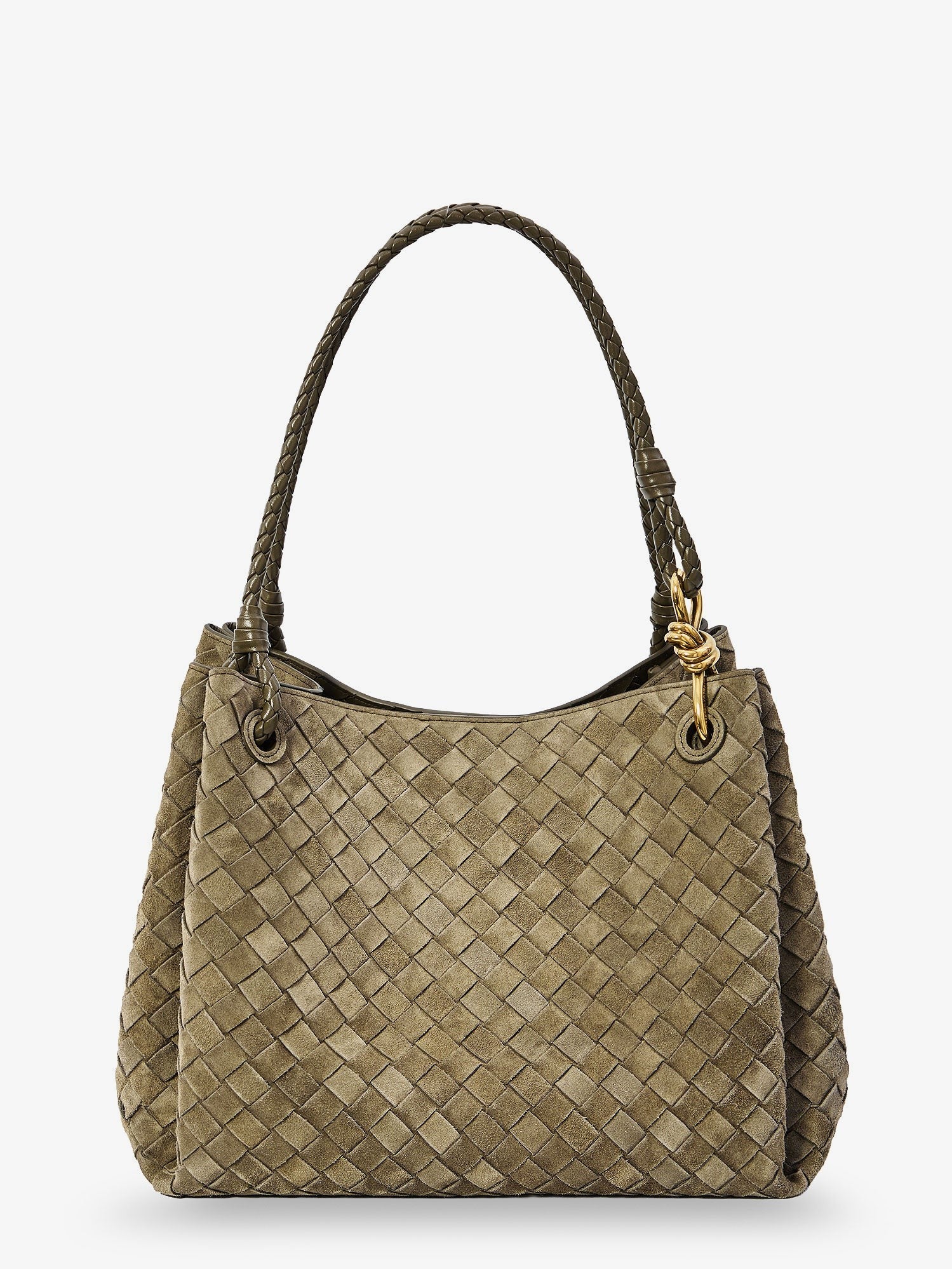 Parachute Large suede shoulder bag