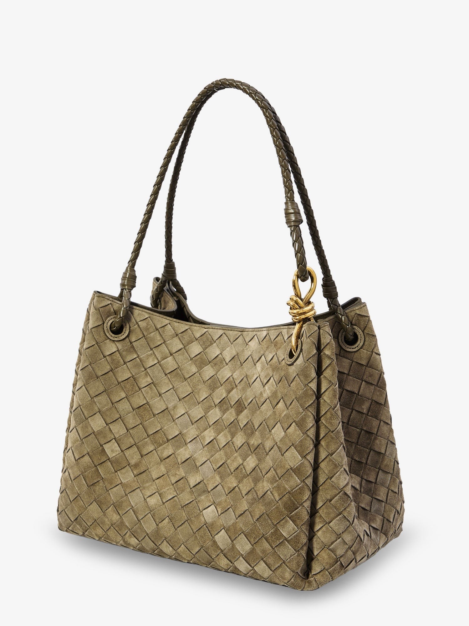 Parachute Large suede shoulder bag