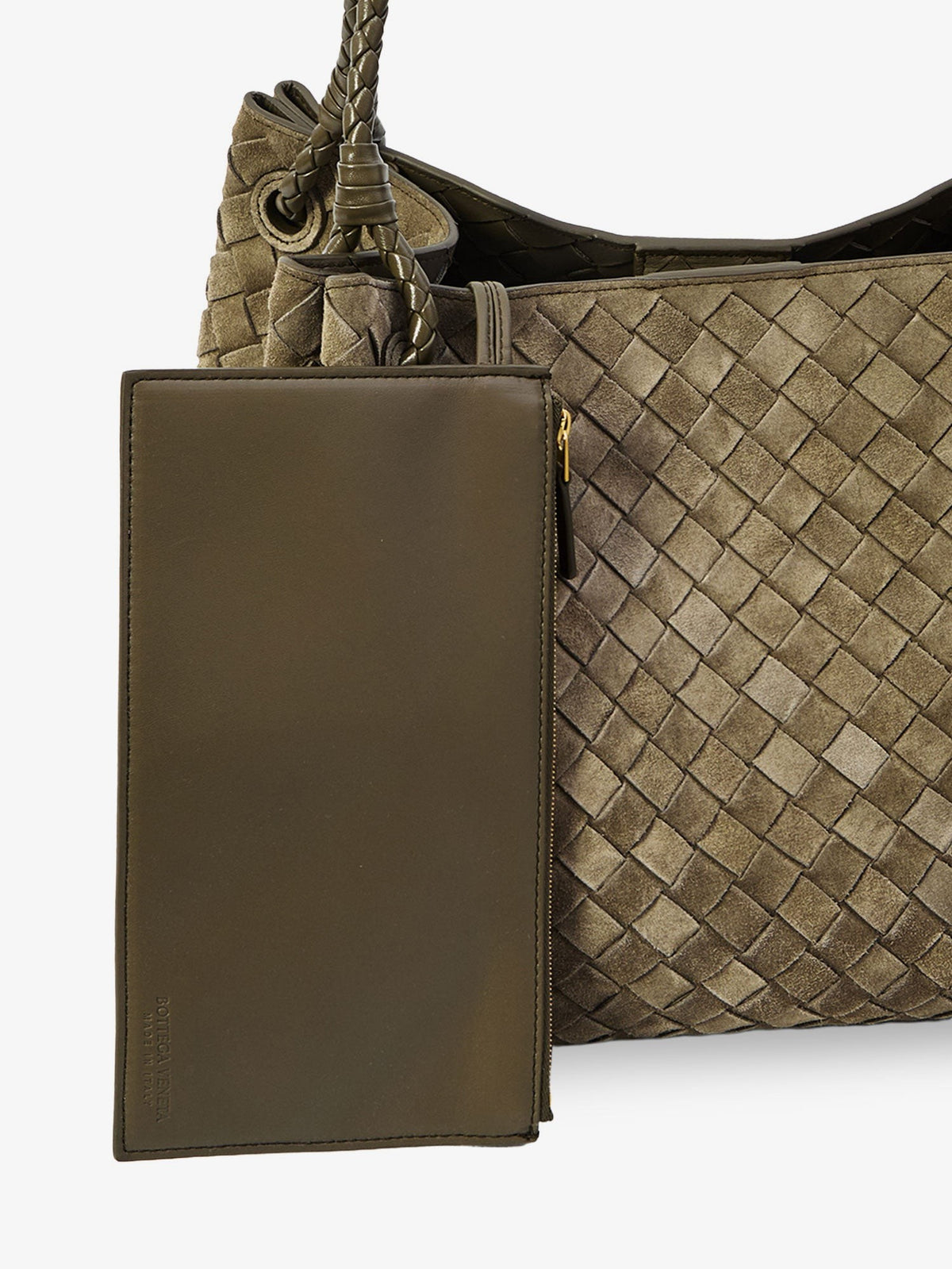 Bottega Veneta Parachute Large suede shoulder bag