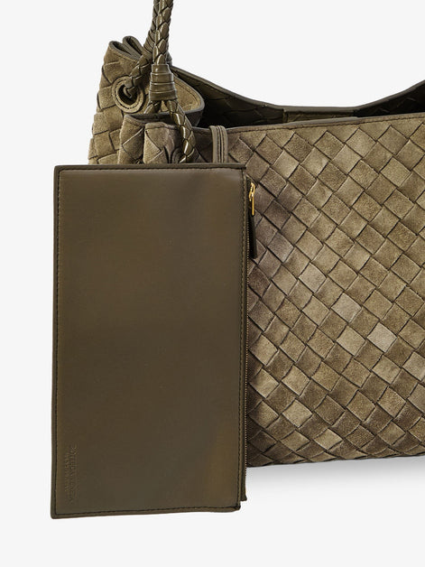 Bottega Veneta Parachute Large suede shoulder bag