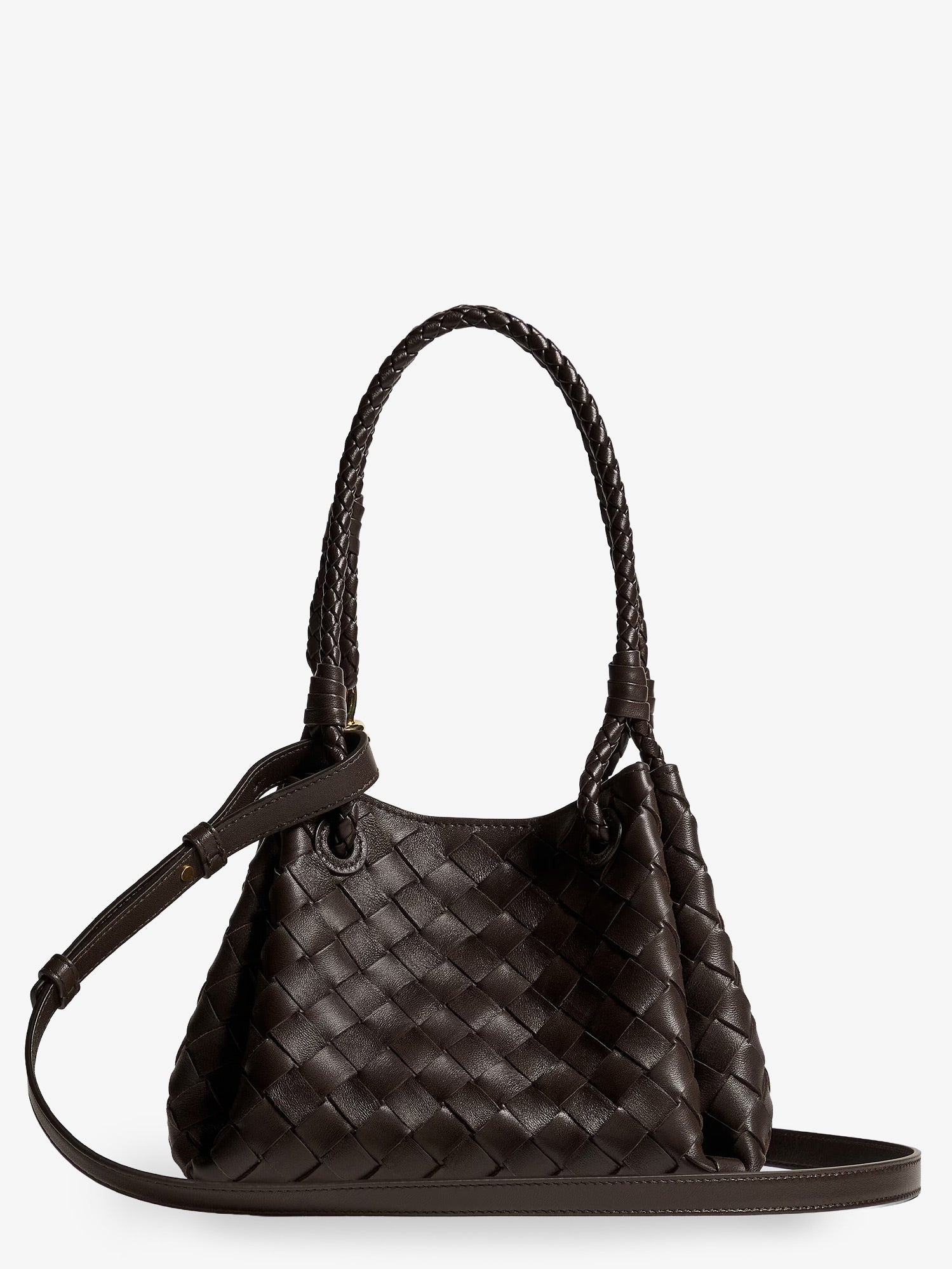 Parachute leather crossbody bag