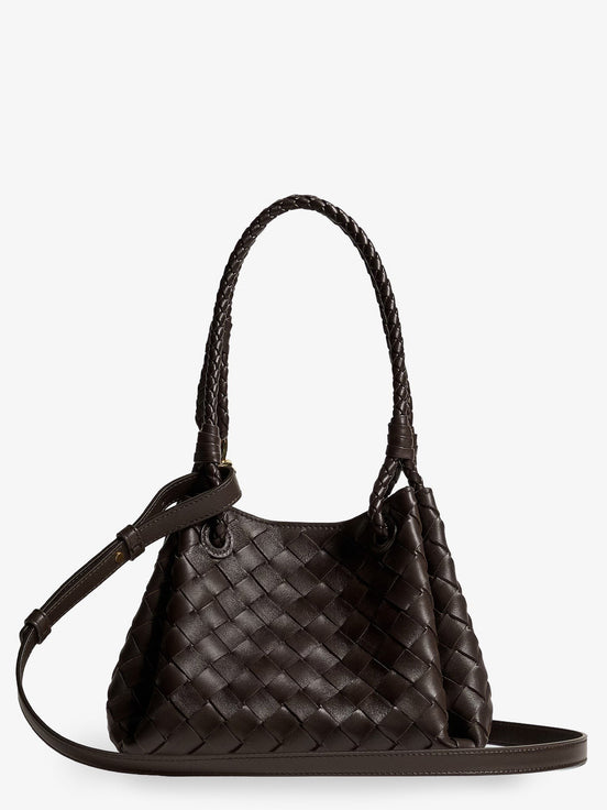 Parachute leather crossbody bag