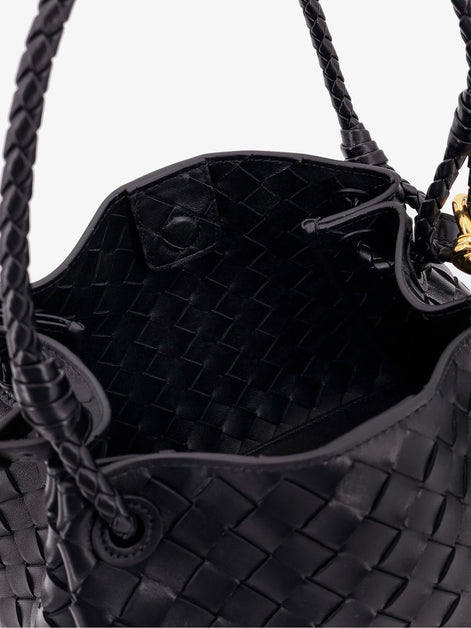 Bottega Veneta Parachute leather shoulder bag with Intrecciato motif and Knot detail