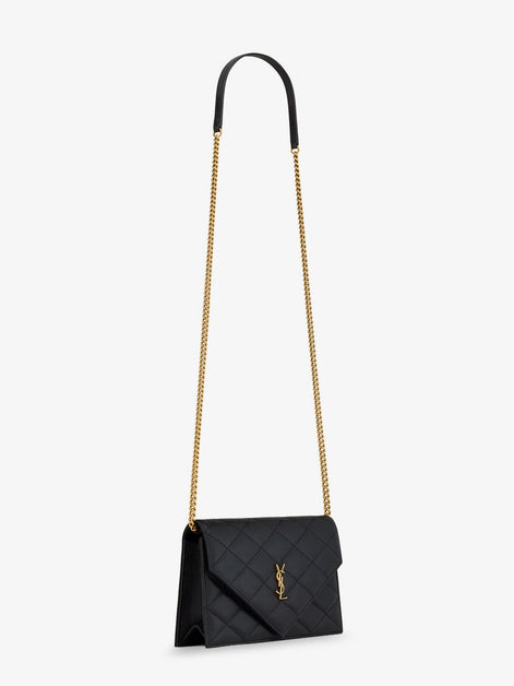 Paris leather crossbody bag with metal Cassandre logo