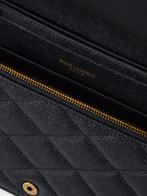 Paris leather crossbody bag with metal Cassandre logo