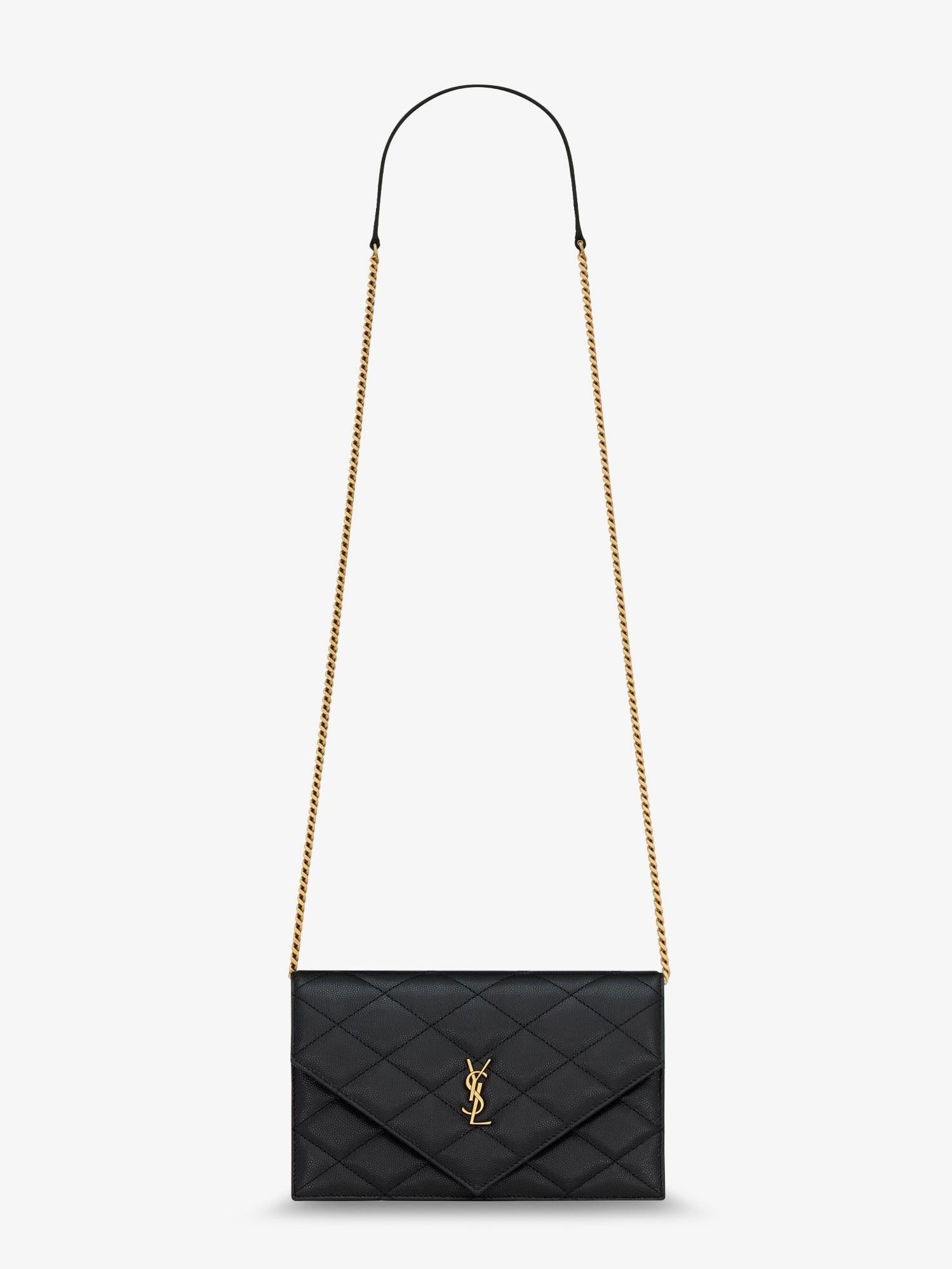 Paris leather crossbody bag with metal Cassandre logo
