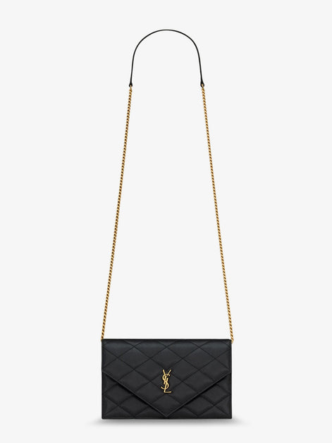 Paris leather crossbody bag with metal Cassandre logo