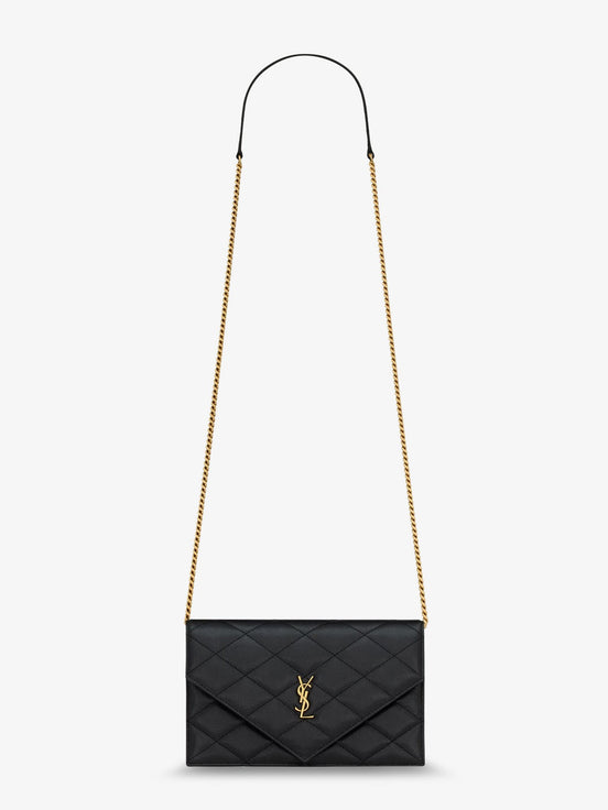 Paris leather crossbody bag with metal Cassandre logo