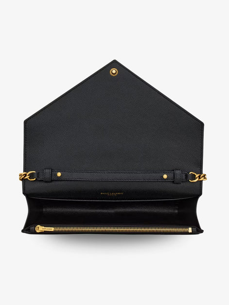 Paris leather crossbody bag with metal Cassandre logo