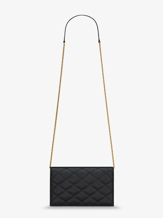 Paris leather crossbody bag with metal Cassandre logo