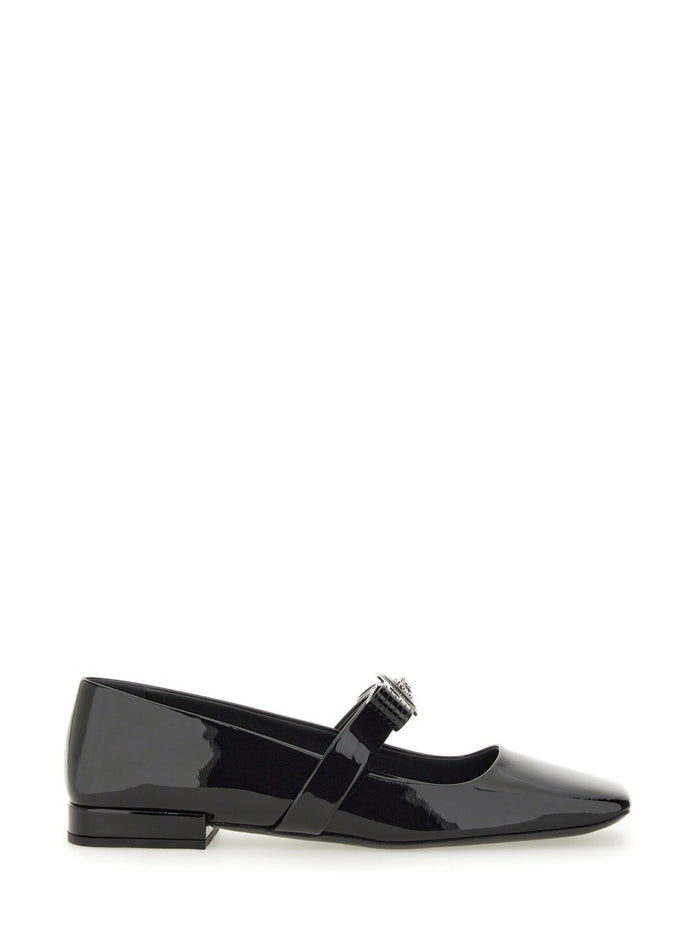 PATENT LEATHER BALLERINA "GIANNI RIBBON"