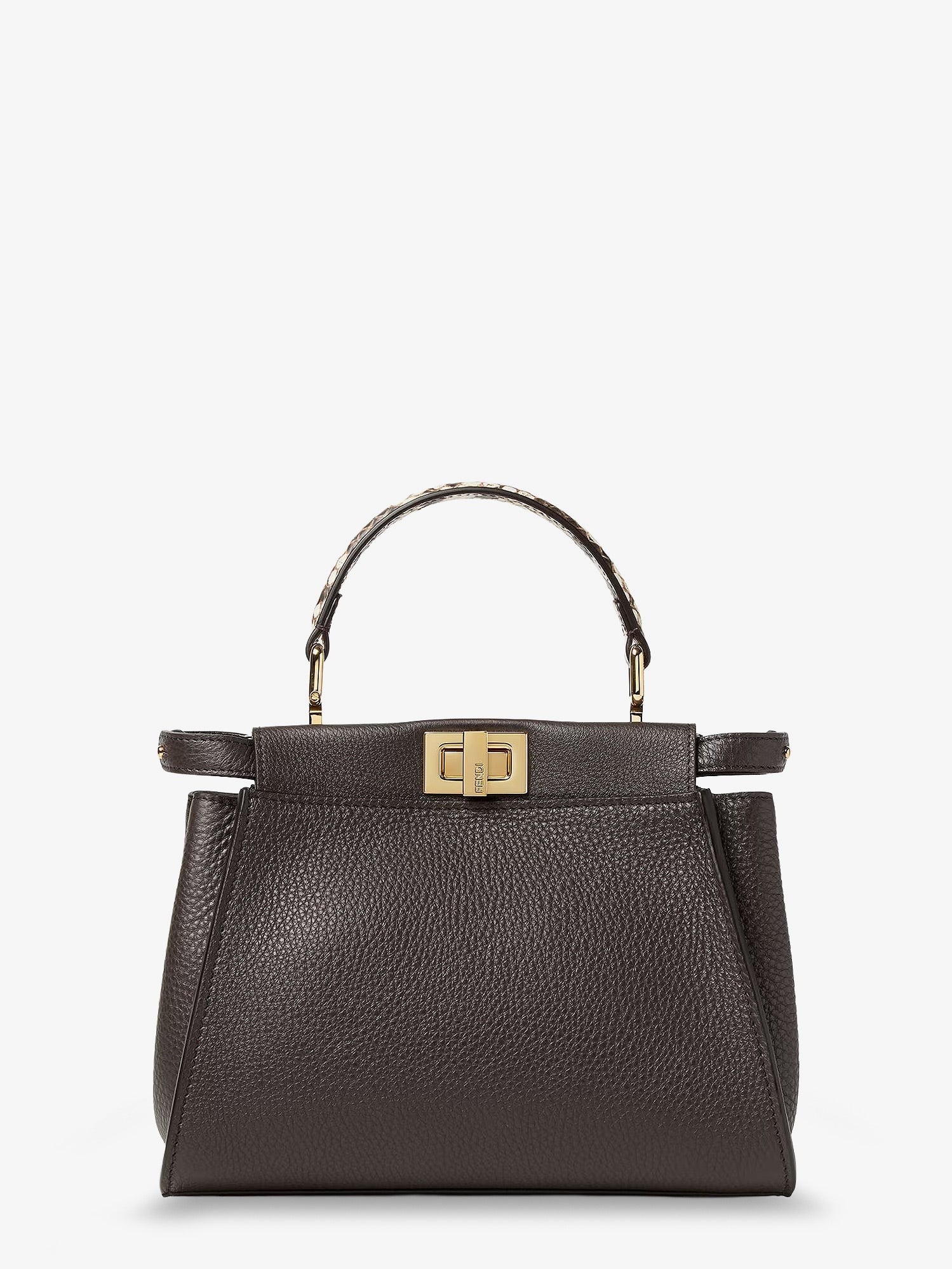 Peekaboo Mini hammered leather handbag