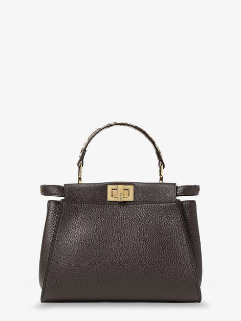 Peekaboo Mini hammered leather handbag