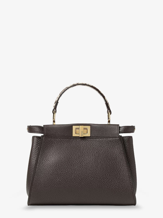 Peekaboo Mini hammered leather handbag