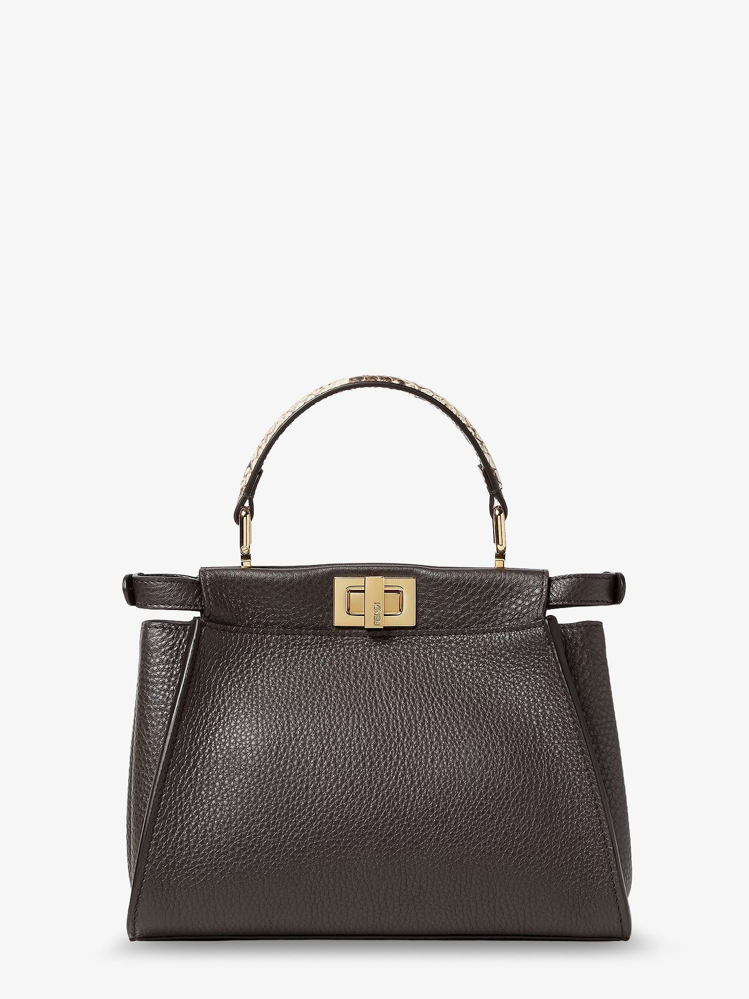 Peekaboo Mini hammered leather handbag