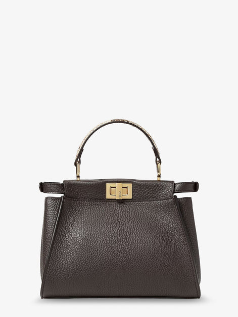 Peekaboo Mini hammered leather handbag