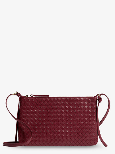 Piccolo Intrecciato Clutch with shoulder strap