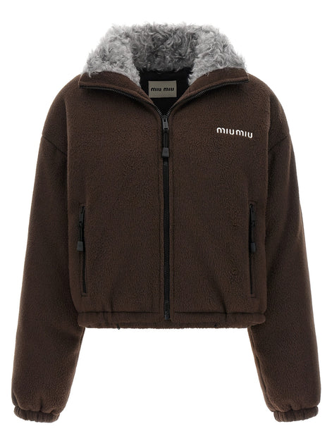 Pile down jacket
