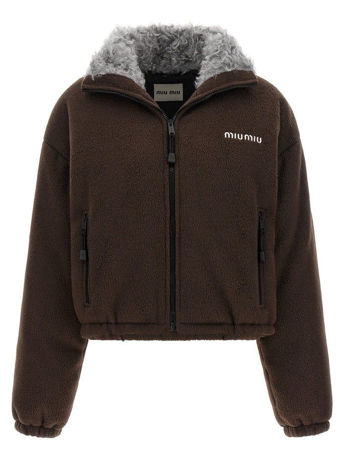 Pile down jacket