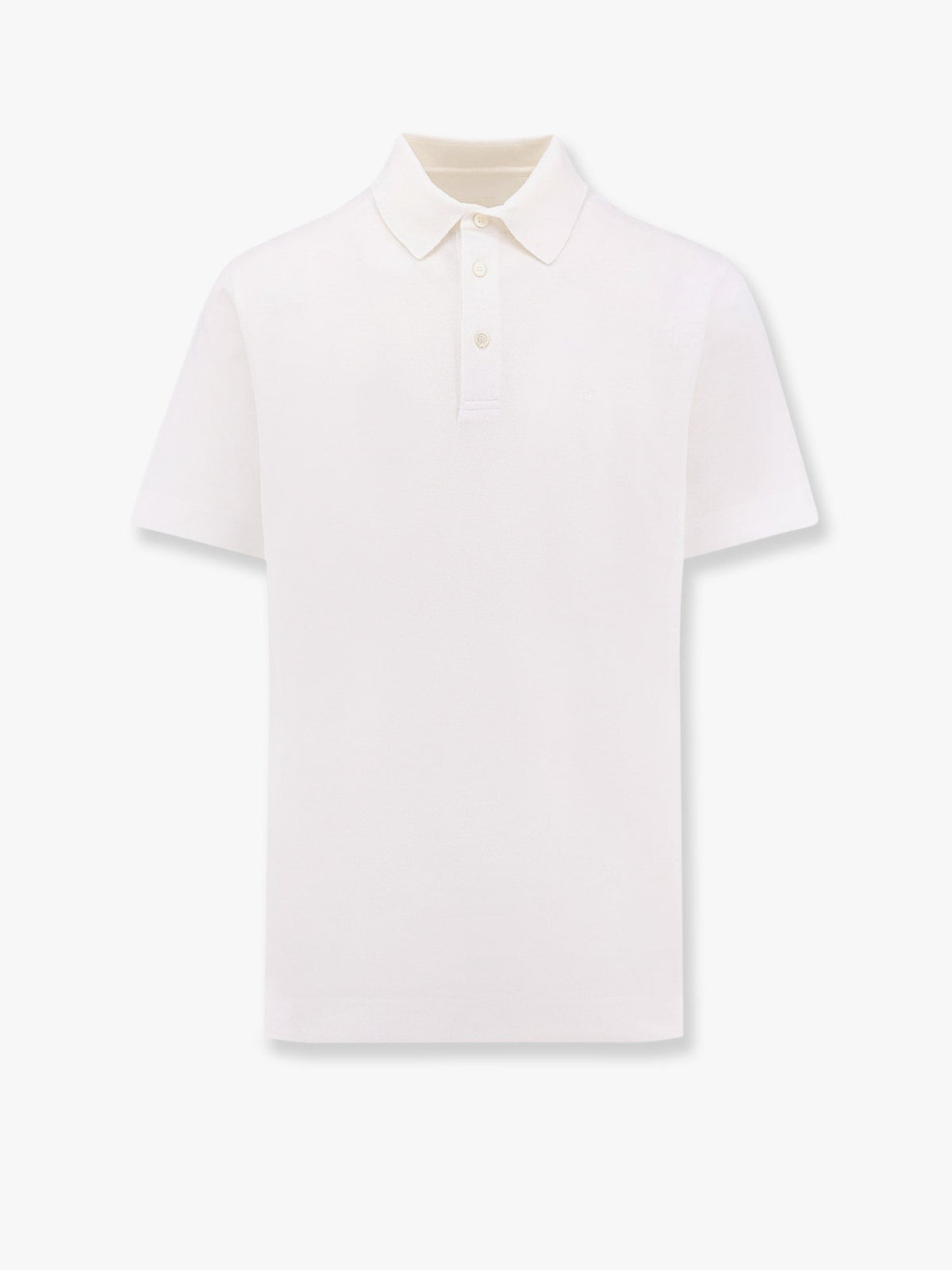 Piqué cotton polo shirt with 4g embroidery