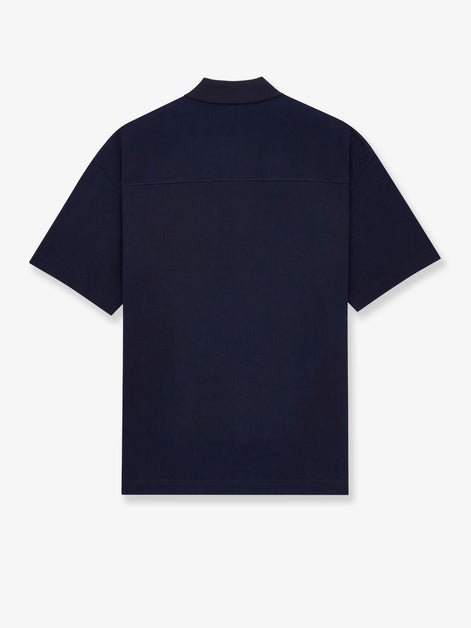 Saint Laurent Piqué cotton polo shirt
