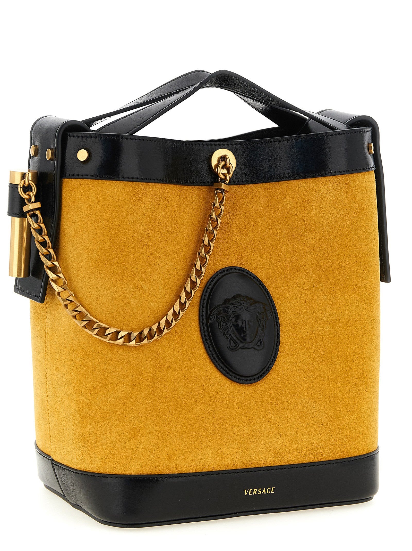 'Pivot' small bucket bag