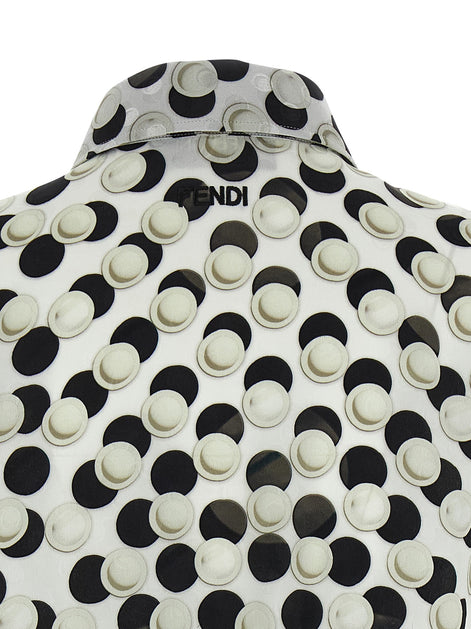Polka dot crop top