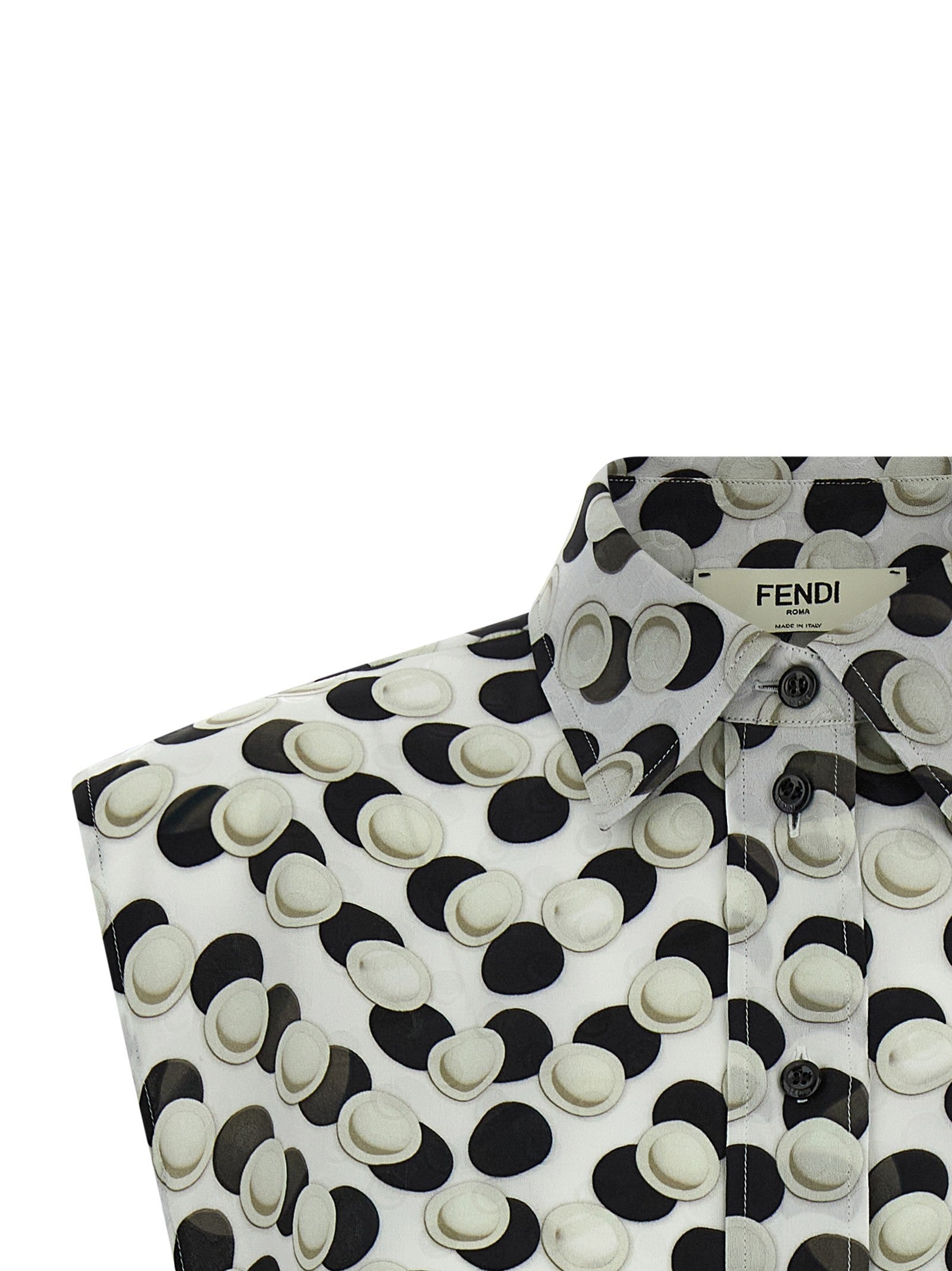 Polka dot crop top
