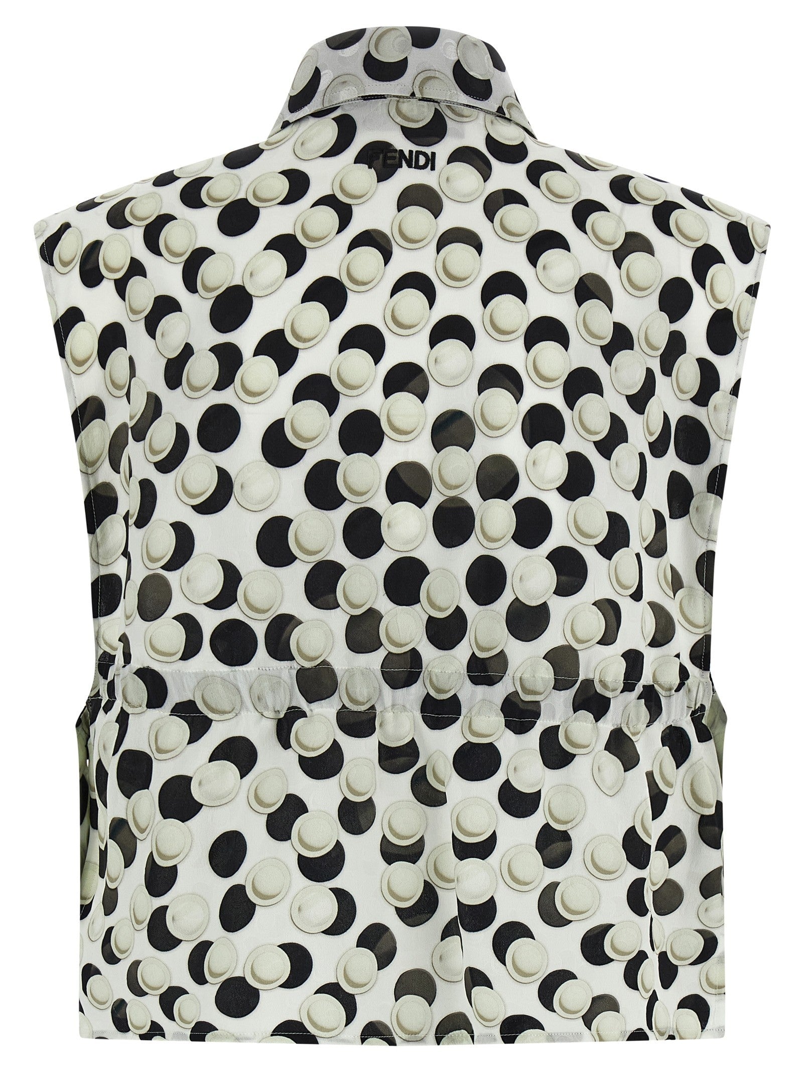 Polka dot crop top